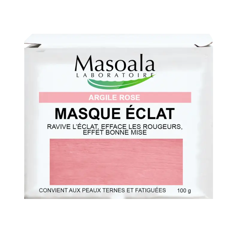 Masque ECLAT, argile rose 