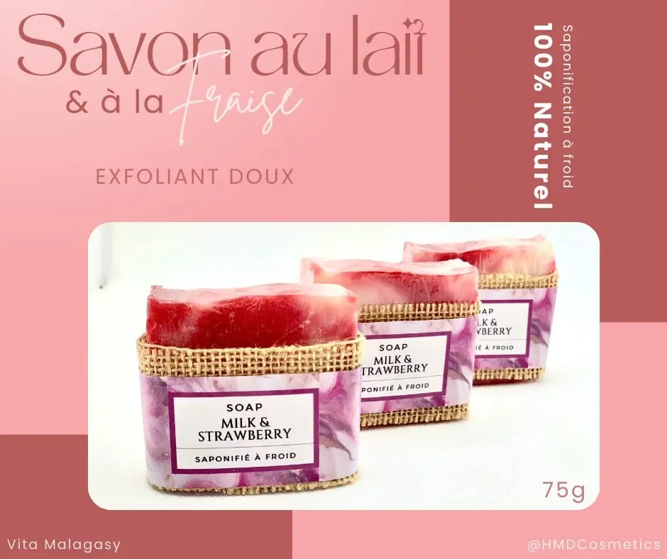 Savon Milk & Strawberry